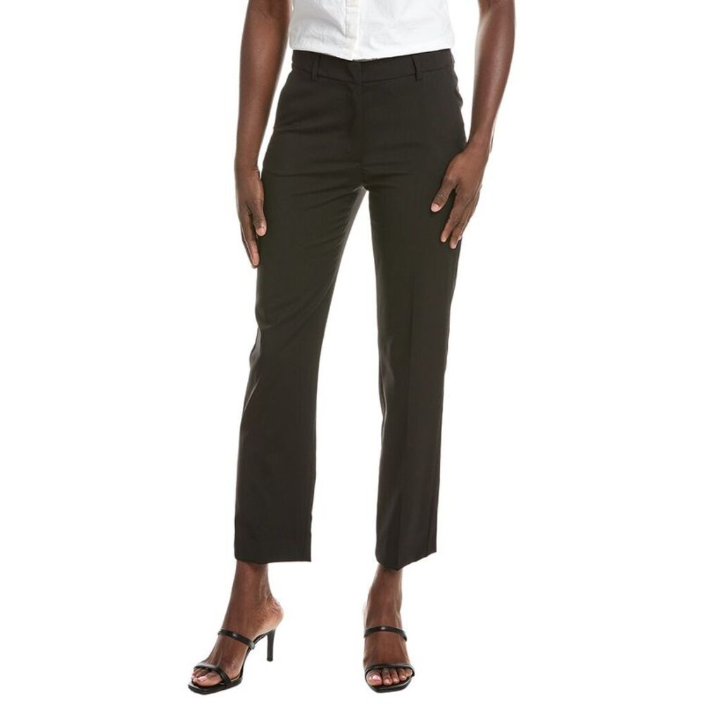 Max Mara Womens Weekend  Canon Wool Long Trouser, Black